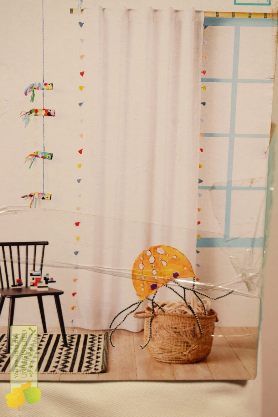 Pillowfort 42" x 84" Tassel Kids' Blackout Window Curtain Panel White (Marks)